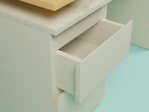 Computer desk Model 3D