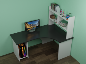 Computer desk Model 3D