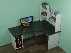 Комп'ютерний стіл 3D Модель