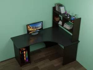 Scrivania per computer Modello 3D