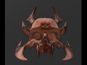 CASCO HALLOWEEN KELERITAS SKULL FORTNITE Modelo 3D