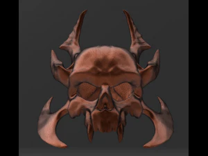 CASCO HALLOWEEN KELERITAS SKULL FORTNITE 3D Model