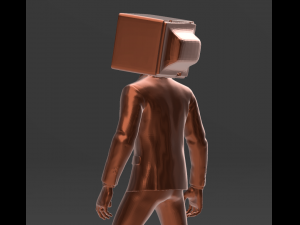 Skibidi TVMAN TV MAN 3D Model