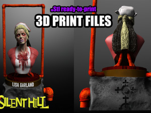 LISA GARLAND FROM SILENT HILL - 3D PRINT MODEL STL Modelo de impresión 3D