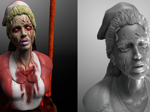 LISA GARLAND FROM SILENT HILL - 3D PRINT MODEL STL 3D 打印模型