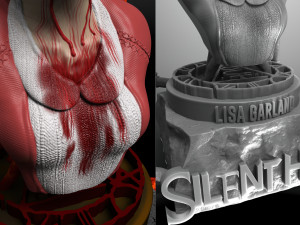 LISA GARLAND FROM SILENT HILL - 3D PRINT MODEL STL 3D 打印模型