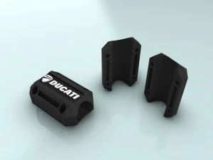 P&aacute;ra-choque personalizado DUCATI Modelo de Impressão 3D