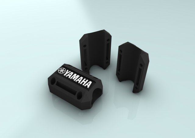 YAMAHA Custom bumper 3D Baskı Modeli .c4d .max .obj .3ds .fbx .stl .blend 