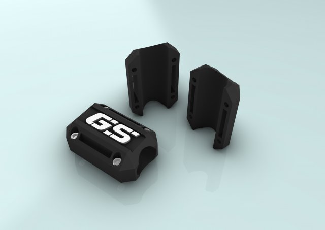 GS Custom bumper 3Dプリントモデル .c4d .max .obj .3ds .fbx .stl .blend 