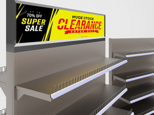Matel Storage Shelving rack 3D Model