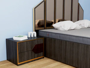 Bed by Json 3D Model