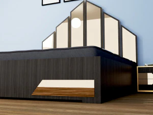 Bed by Json 3D Model