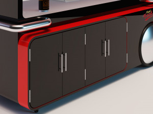 Food Cart 3D 모델