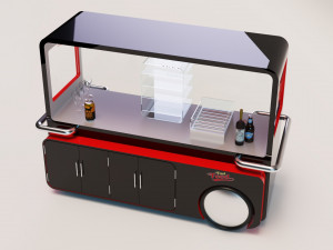 Food Cart 3D 모델