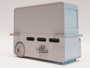 Food Cart 3D 모델