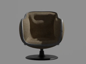 Sedia girevole Modello 3D