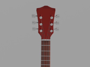 Electric guitar not realistic Modelo 3D
