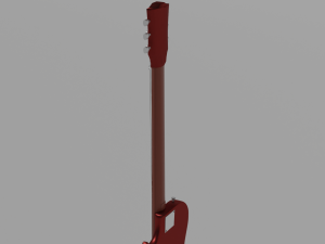 Electric guitar not realistic Modelo 3D