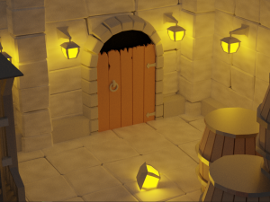 Medieval room 3D Model