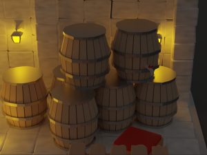 Medieval room 3D Model