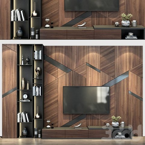 TV set 3D Модель .c4d .max .obj .3ds .fbx .stl .blend 
