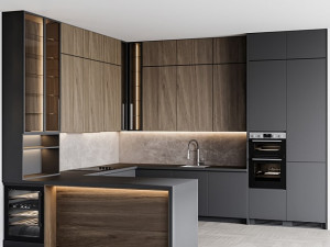 Kitchen set Modelo 3D