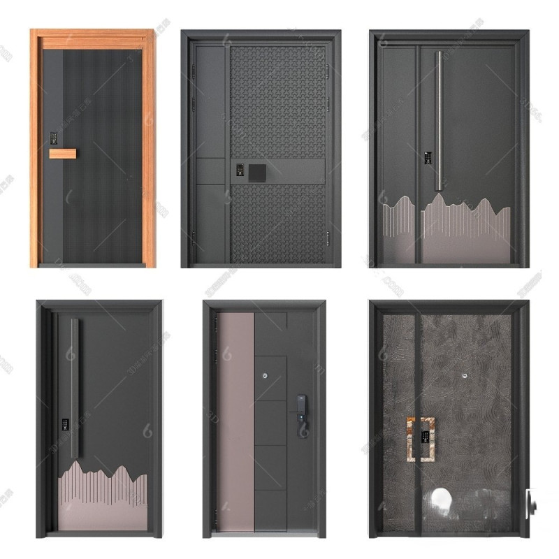 Door 3D Model .c4d .max .obj .3ds .fbx .stl .blend 