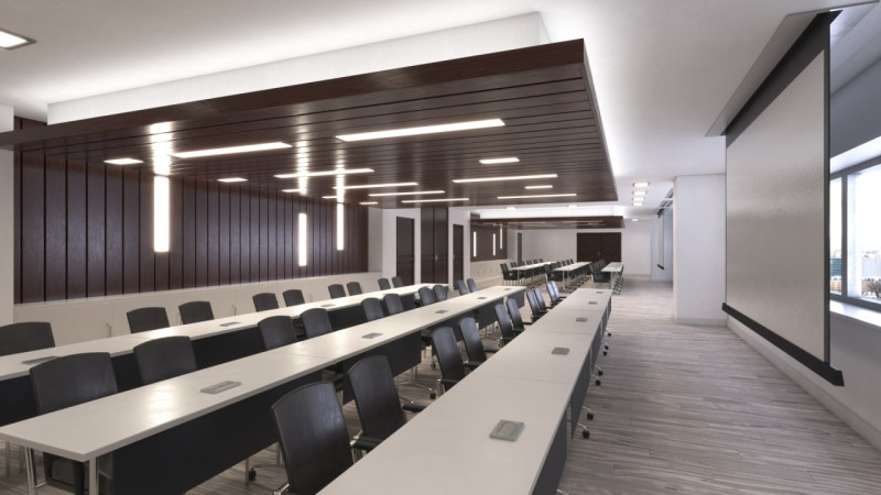 Konferenzraum 3D Modell .c4d .max .obj .3ds .fbx .stl .blend 