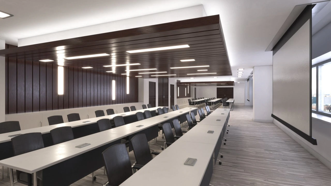 Conference room 3D Model .c4d .max .obj .3ds .fbx .stl .blend