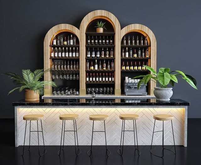 Licznik barowy Model 3D .c4d .max .obj .3ds .fbx .stl .blend