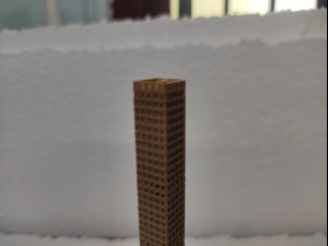Newyork Square building 3D Print Model