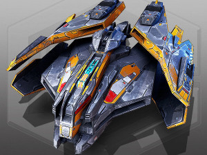 Sci-Fi Spaceship 3D Model