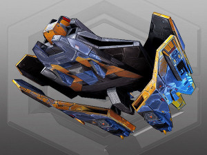 Sci-Fi Spaceship 3D Model