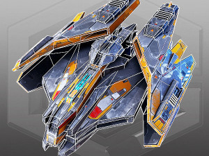 Sci-Fi Spaceship 3D Model