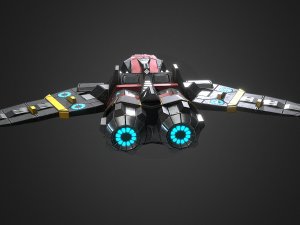SpaceShip 3D Model