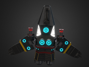 SpaceShip 3D Model