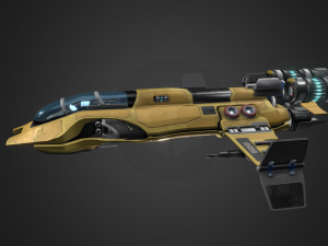 SpaceShip Sci-fi Modèle 3D