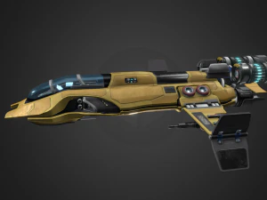 Uzay Gemisi Bilimkurgu 3D Model