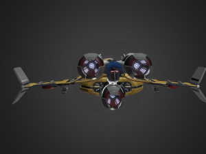 SpaceShip Sci-fi Modèle 3D