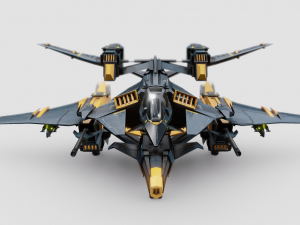 Lowpoly Aircraft - Starfall 3D Model