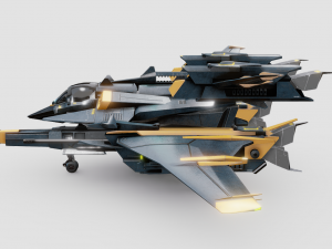Lowpoly Aircraft - Starfall 3D Model