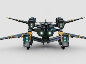 Lowpoly Aircraft - Starfall 3D Model
