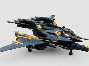Lowpoly Aircraft - Starfall 3D Model