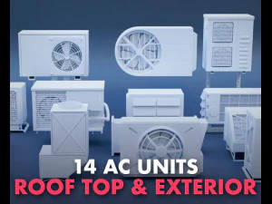 Ac Units 3D Model