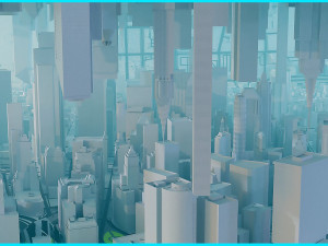 100 Unique Newyork Buildings kitbash bundle 3D Модель