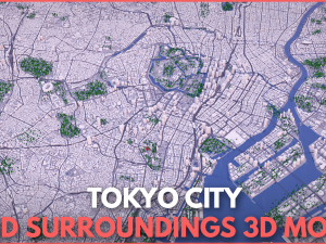 Tokyo City 3D 模型