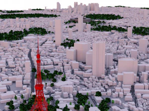 Tokyo City 3D Model