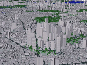 Tokyo City 3D Model