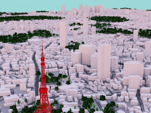 Tokyo City 3Dモデル