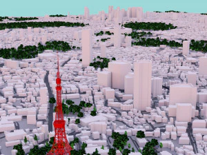 Tokyo City 3D Model